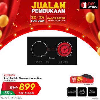 One-Living-Grand-Opening-Sale-at-Alor-Setar-30-350x350 - Electronics & Computers Home Appliances Kedah Kitchen Appliances Malaysia Sales 