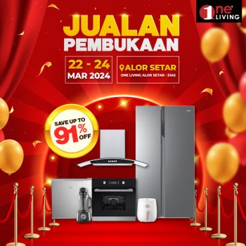 One-Living-Grand-Opening-Sale-at-Alor-Setar-350x350 - Electronics & Computers Home Appliances Kedah Kitchen Appliances Malaysia Sales 