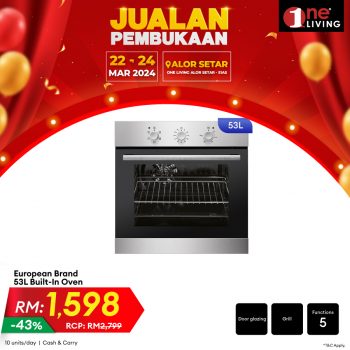 One-Living-Grand-Opening-Sale-at-Alor-Setar-6-350x350 - Electronics & Computers Home Appliances Kedah Kitchen Appliances Malaysia Sales 