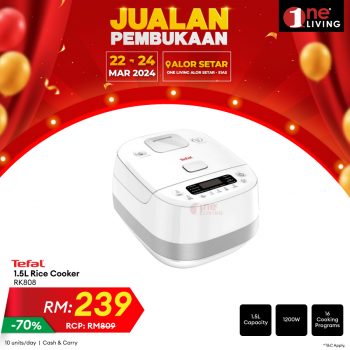 One-Living-Grand-Opening-Sale-at-Alor-Setar-7-350x350 - Electronics & Computers Home Appliances Kedah Kitchen Appliances Malaysia Sales 