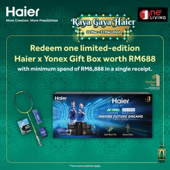 One-Living-Raya-Gaya-Haier-Special-5-350x350 - Electronics & Computers Home Appliances Johor Kedah Kelantan Kitchen Appliances Kuala Lumpur Melaka Negeri Sembilan Pahang Penang Perak Perlis Promotions & Freebies Putrajaya Sabah Sales Happening Now In Malaysia Sarawak Selangor Terengganu 