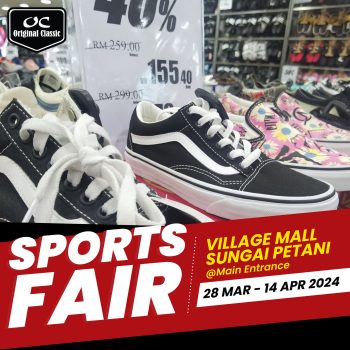 Original-Classic-Sports-Fair-at-Village-Mall-Sungai-Petan-350x350 - Apparels Events & Fairs Fashion Accessories Fashion Lifestyle & Department Store Footwear Kedah Sportswear 