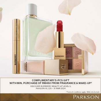 Parkson-Burberry-Promo-1-350x350 - Beauty & Health Cosmetics Fashion Lifestyle & Department Store Fragrances Kuala Lumpur Promotions & Freebies Selangor 