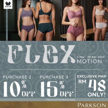 Parkson-Wacoal-Promo-350x350 - Fashion Accessories Johor Kedah Kelantan Kuala Lumpur Lingerie Melaka Negeri Sembilan Pahang Penang Perak Perlis Promotions & Freebies Putrajaya Sabah Sales Happening Now In Malaysia Sarawak Selangor Terengganu 