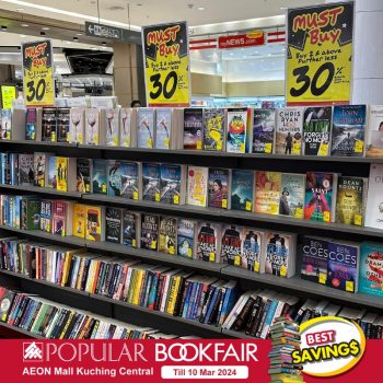 Popular-Book-Fair-at-AEON-Mall-Kuching-Central-1-350x350 - Books & Magazines Events & Fairs Sarawak Stationery 