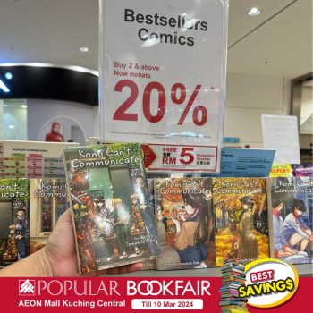 Popular-Book-Fair-at-AEON-Mall-Kuching-Central-2-350x350 - Books & Magazines Events & Fairs Sarawak Stationery 