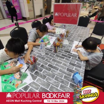 Popular-Book-Fair-at-AEON-Mall-Kuching-Central-9-350x350 - Books & Magazines Events & Fairs Sarawak Stationery 