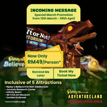 Ripleys-Adventureland-Special-Promotion-350x350 - Pahang Promotions & Freebies Sports,Leisure & Travel Theme Parks 