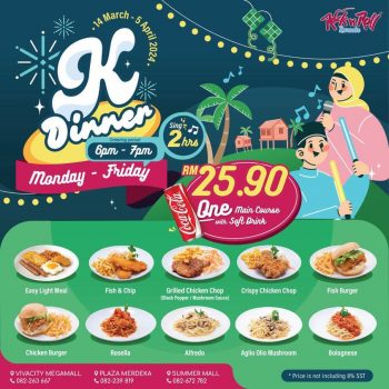 Rock-n-Roll-Karaoke-K-Dinner-Promotion-350x350 - Food , Restaurant & Pub Karaoke Movie & Music & Games Promotions & Freebies Sarawak 