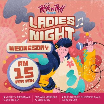Rock-n-Roll-Karaoke-Ladies-Night-Special-350x350 - Karaoke Movie & Music & Games Promotions & Freebies Sarawak 