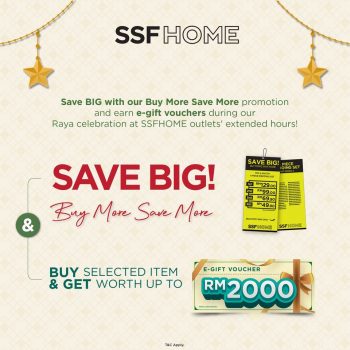 SSFHOME-Buy-More-Save-More-Promotion-1-350x350 - Furniture Home & Garden & Tools Home Decor Johor Kedah Kelantan Kuala Lumpur Melaka Negeri Sembilan Pahang Penang Perak Perlis Promotions & Freebies Putrajaya Sabah Sarawak Selangor Terengganu 