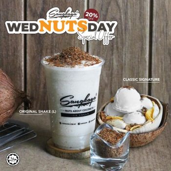 Sangkaya-Wednutsday-Special-350x350 - Desserts Food , Restaurant & Pub Ice Cream Johor Kedah Kelantan Kuala Lumpur Melaka Negeri Sembilan Pahang Penang Perak Perlis Promotions & Freebies Putrajaya Sabah Sarawak Selangor Terengganu 