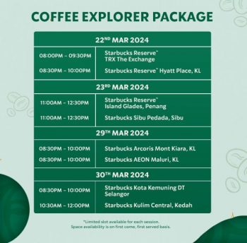 Starbucks-Coffee-Seminar-March-2024-1-350x344 - Beverages Food , Restaurant & Pub Johor Kedah Kelantan Kuala Lumpur Melaka Negeri Sembilan Pahang Penang Perak Perlis Promotions & Freebies Putrajaya Sabah Sarawak Selangor Terengganu 