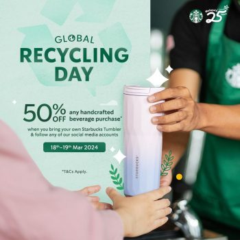 Starbucks-Global-Recycling-Day-Special-350x350 - Beverages Food , Restaurant & Pub Johor Kedah Kelantan Kuala Lumpur Melaka Negeri Sembilan Pahang Penang Perak Perlis Promotions & Freebies Putrajaya Sabah Sarawak Selangor Terengganu 