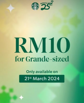 Starbucks-RM10-for-Grande-sized-Promo-350x427 - Beverages Food , Restaurant & Pub Johor Kedah Kelantan Kuala Lumpur Melaka Negeri Sembilan Pahang Penang Perak Perlis Promotions & Freebies Putrajaya Sabah Sarawak Selangor Terengganu 