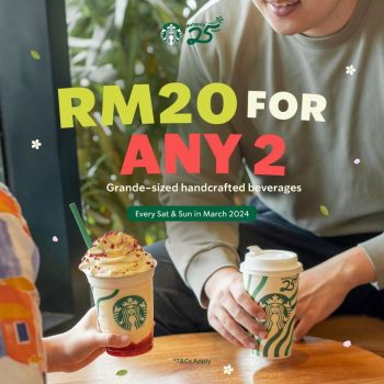 Starbucks-Special-Deal-350x350 - Beverages Food , Restaurant & Pub Johor Kedah Kelantan Kuala Lumpur Melaka Negeri Sembilan Pahang Penang Perak Perlis Promotions & Freebies Putrajaya Sabah Sarawak Selangor Terengganu 