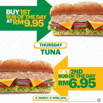 Subway-Ramadan-SubSaver-Promo-7-350x350 - Food , Restaurant & Pub Johor Kedah Kelantan Kuala Lumpur Melaka Negeri Sembilan Pahang Penang Perak Perlis Promotions & Freebies Putrajaya Sabah Sarawak Selangor Terengganu 