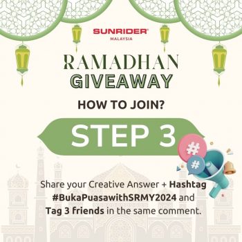 Sunrider-Ramadhan-Giveaway-3-350x350 - Beauty & Health Events & Fairs Health Supplements Johor Kedah Kelantan Kuala Lumpur Melaka Negeri Sembilan Online Store Pahang Penang Perak Perlis Putrajaya Sabah Sarawak Selangor Terengganu 