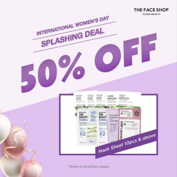 THEFACESHOP-International-Womens-Day-Special-2-350x350 - Beauty & Health Cosmetics Fragrances Johor Kedah Kelantan Kuala Lumpur Melaka Negeri Sembilan Pahang Penang Perak Perlis Promotions & Freebies Putrajaya Sabah Sales Happening Now In Malaysia Sarawak Selangor Skincare Terengganu 