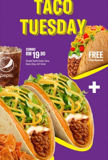 Taco-Bell-350x516 - Food , Restaurant & Pub Johor Kedah Kelantan Kuala Lumpur Melaka Negeri Sembilan Pahang Penang Perak Perlis Promotions & Freebies Putrajaya Sabah Sarawak Selangor Terengganu 