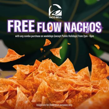 Taco-Bell-Free-Flow-Nachos-Promo-350x350 - Food , Restaurant & Pub Johor Kedah Kelantan Kuala Lumpur Melaka Negeri Sembilan Pahang Penang Perak Perlis Promotions & Freebies Putrajaya Sabah Sales Happening Now In Malaysia Sarawak Selangor Terengganu 