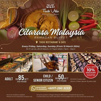 Tasik-Villa-International-Resort-Port-Dickson-Ramadan-Buffet-2024-350x350 - Buffet Food , Restaurant & Pub Negeri Sembilan Promotions & Freebies 