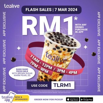 Tealive-Flash-Sale-350x350 - Beverages Food , Restaurant & Pub Johor Kedah Kelantan Kuala Lumpur Malaysia Sales Melaka Negeri Sembilan Pahang Penang Perak Perlis Putrajaya Sabah Sarawak Selangor Terengganu 