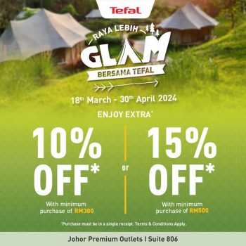 Tefal-Special-Sale-at-Johor-Premium-Outlets-350x350 - Electronics & Computers Johor Kitchen Appliances Malaysia Sales Sales Happening Now In Malaysia 