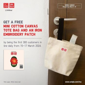 UNIQLO-ReOpening-Special-at-Suria-Sabah-2-350x350 - Apparels Fashion Accessories Fashion Lifestyle & Department Store Promotions & Freebies Sabah 