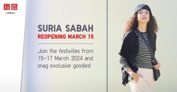 UNIQLO-ReOpening-Special-at-Suria-Sabah-350x183 - Apparels Fashion Accessories Fashion Lifestyle & Department Store Promotions & Freebies Sabah 