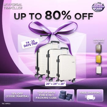 Universal-Traveller-MARCH-VELOUS-Deals-5-350x350 - Johor Kedah Kelantan Kuala Lumpur Luggage Melaka Negeri Sembilan Online Store Pahang Penang Perak Perlis Promotions & Freebies Putrajaya Sabah Sarawak Selangor Sports,Leisure & Travel Terengganu 
