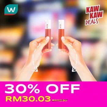 Watsons-Cosmetics-30-OFF-Promotion-17-350x350 - Beauty & Health Cosmetics Johor Kedah Kelantan Kuala Lumpur Melaka Negeri Sembilan Pahang Penang Perak Perlis Promotions & Freebies Putrajaya Sabah Sarawak Selangor Terengganu 