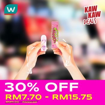 Watsons-Cosmetics-30-OFF-Promotion-4-350x350 - Beauty & Health Cosmetics Johor Kedah Kelantan Kuala Lumpur Melaka Negeri Sembilan Pahang Penang Perak Perlis Promotions & Freebies Putrajaya Sabah Sarawak Selangor Terengganu 