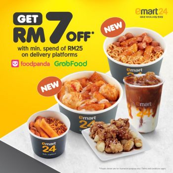 emart24-GrabFood-and-Foodpanda-Promo-350x350 - Food , Restaurant & Pub Johor Kedah Kelantan Kuala Lumpur Melaka Negeri Sembilan Pahang Penang Perak Perlis Promotions & Freebies Putrajaya Sabah Sales Happening Now In Malaysia Sarawak Selangor Terengganu 