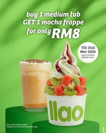 llaollao-Frape-Bliss-Promo-350x438 - Food , Restaurant & Pub Ice Cream Kuala Lumpur Promotions & Freebies Putrajaya Selangor 