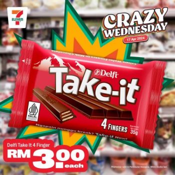 7-Eleven-Crazy-Wednesday-Promotion-8-350x350 - Johor Kedah Kelantan Kuala Lumpur Melaka Negeri Sembilan Pahang Penang Perak Perlis Promotions & Freebies Putrajaya Sabah Sarawak Selangor Supermarket & Hypermarket Terengganu 