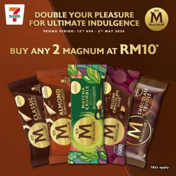 7-Eleven-Magnum-Ice-Cream-Promotion-350x350 - Johor Kedah Kelantan Kuala Lumpur Melaka Negeri Sembilan Pahang Penang Perak Perlis Promotions & Freebies Putrajaya Sabah Sales Happening Now In Malaysia Sarawak Selangor Supermarket & Hypermarket Terengganu 