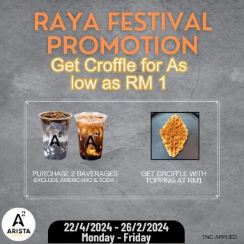 Arista-Coffea-Raya-Festival-Promotion-350x350 - Beverages Food , Restaurant & Pub Penang Perak Promotions & Freebies 
