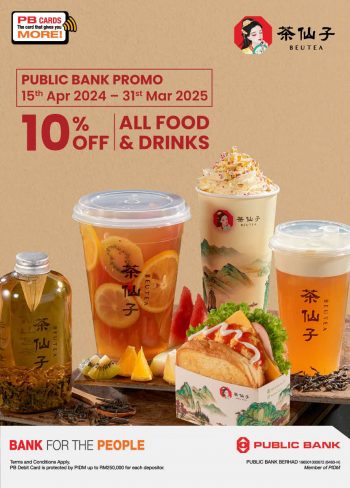 Beutea-Public-Bank-Promo-350x488 - Beverages Food , Restaurant & Pub Johor Kedah Kelantan Kuala Lumpur Melaka Negeri Sembilan Pahang Penang Perak Perlis Promotions & Freebies Putrajaya Sabah Sarawak Selangor Terengganu 