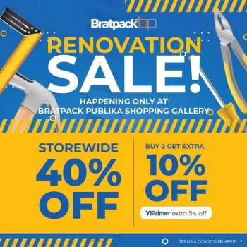 Bratpack-Renovation-Sale-at-Publika-350x350 - Bags Fashion Accessories Fashion Lifestyle & Department Store Kuala Lumpur Selangor Warehouse Sale & Clearance in Malaysia 