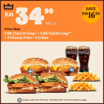 Burger-King-Coupons-Deal-19-350x350 - Burger Food , Restaurant & Pub Johor Kedah Kelantan Kuala Lumpur Melaka Negeri Sembilan Pahang Penang Perak Perlis Promotions & Freebies Putrajaya Sabah Sarawak Selangor Terengganu 
