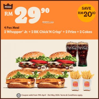 Burger-King-Coupons-Deal-2-350x350 - Burger Food , Restaurant & Pub Johor Kedah Kelantan Kuala Lumpur Melaka Negeri Sembilan Pahang Penang Perak Perlis Promotions & Freebies Putrajaya Sabah Sarawak Selangor Terengganu 