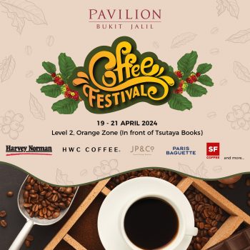 Coffee-Festival-at-Pavilion-Bukit-Jalil-350x350 - Beverages Events & Fairs Food , Restaurant & Pub Kuala Lumpur Selangor 