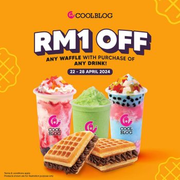 Coolblog-RM1-off-Promo-350x350 - Beverages Food , Restaurant & Pub Johor Kedah Kelantan Kuala Lumpur Melaka Negeri Sembilan Pahang Penang Perak Perlis Promotions & Freebies Putrajaya Sabah Sarawak Selangor Terengganu 