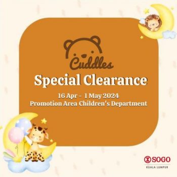 Cuddles-Special-Clearance-Sale-at-SOGO-KL-350x350 - Baby & Kids & Parenting Children Fashion Kuala Lumpur Selangor Warehouse Sale & Clearance in Malaysia 