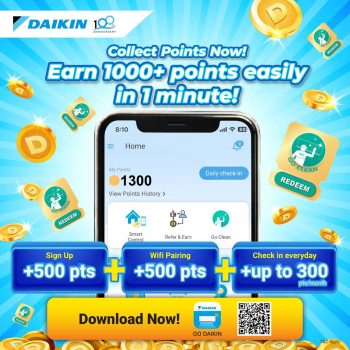 Daikin-Points-Collection-Promo-350x350 - Electronics & Computers Home Appliances IT Gadgets Accessories Johor Kedah Kelantan Kuala Lumpur Melaka Negeri Sembilan Online Store Pahang Penang Perak Perlis Promotions & Freebies Putrajaya Sabah Sarawak Selangor Terengganu 