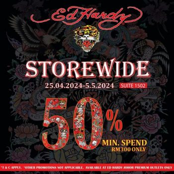 Ed-Hardy-Special-Sale-at-Johor-Premium-Outlets-350x350 - Apparels Fashion Accessories Fashion Lifestyle & Department Store Johor Malaysia Sales 