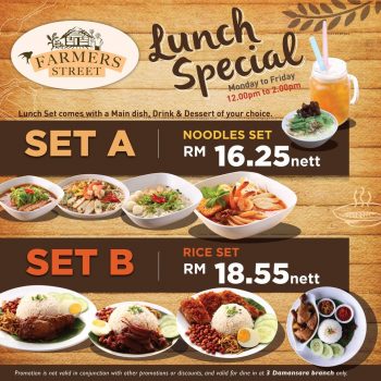 Farmers-Street-Food-Desserts-Lunch-Special-Promotion-350x350 - Beverages Food , Restaurant & Pub Promotions & Freebies Sales Happening Now In Malaysia Selangor 