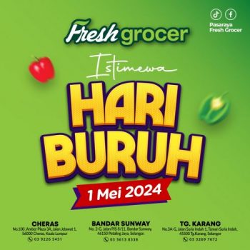 Fresh-Grocer-Labour-Day-Promo-350x350 - Johor Kedah Kelantan Kuala Lumpur Melaka Negeri Sembilan Pahang Penang Perak Perlis Promotions & Freebies Putrajaya Sabah Sarawak Selangor Supermarket & Hypermarket Terengganu 