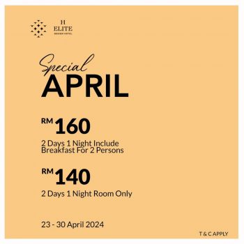 H-Elite-Design-Hotel-Special-April-Deal-350x350 - Hotels Kelantan Promotions & Freebies Sports,Leisure & Travel 